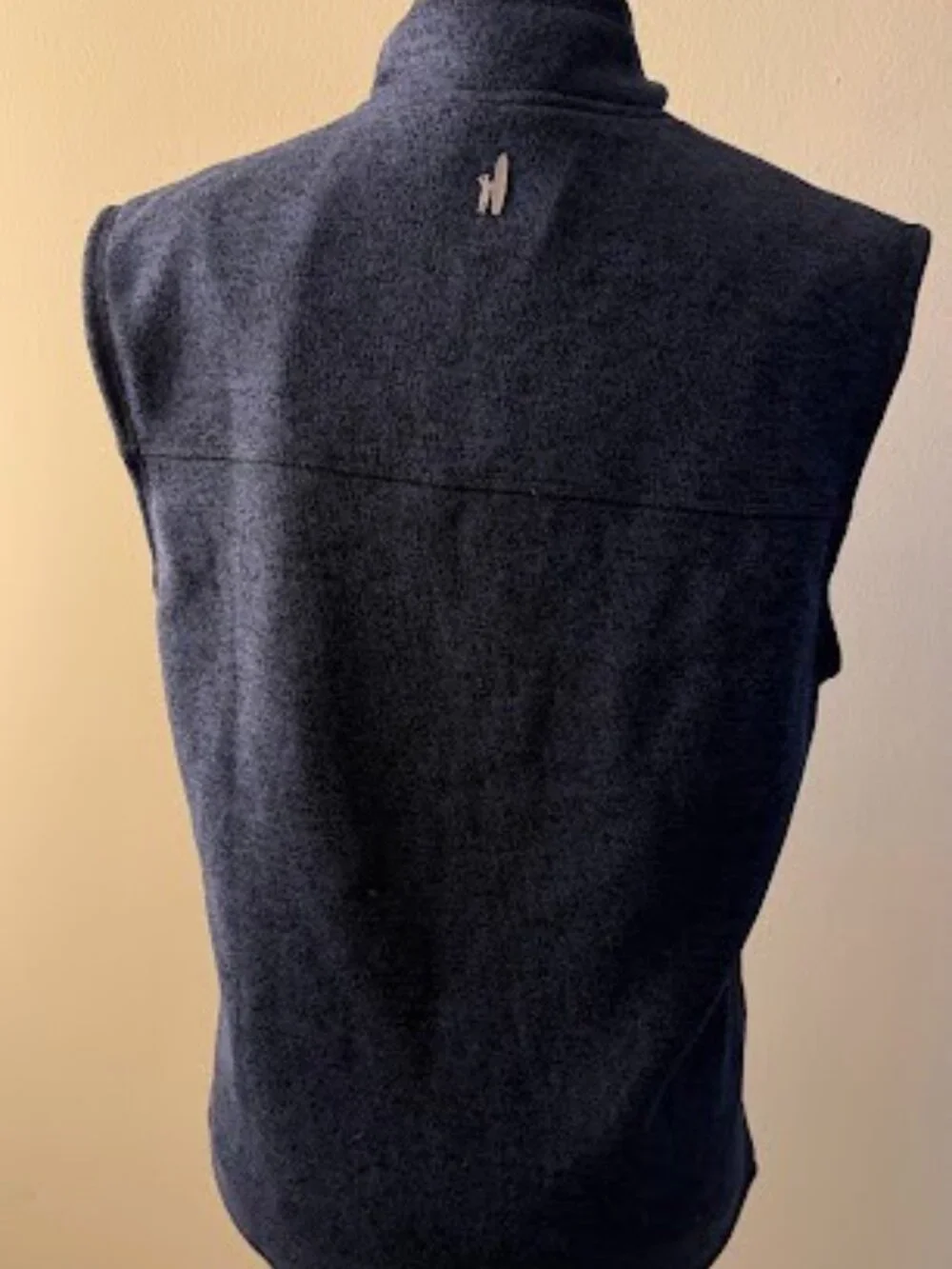 UCLA Simply Southern Vest Mens Small Blue Sleeveless Front Pockets Full Zip Out